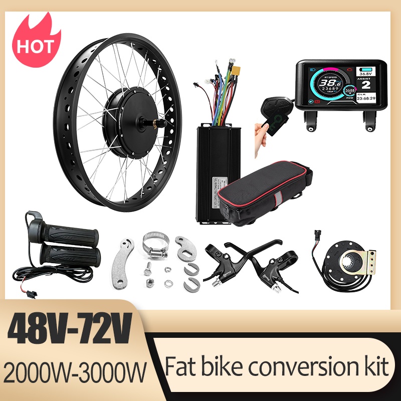 Kit di conversione motore per  - Ebike Conversion Kit 72V 3000W recensione e prezzo