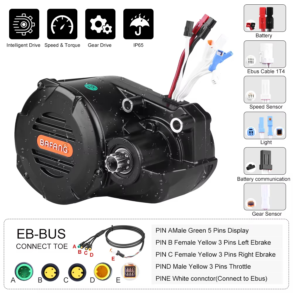 Kit di conversione per e-bike  - Mid Drive Motor Kit 52V 1000W recensione e prezzo